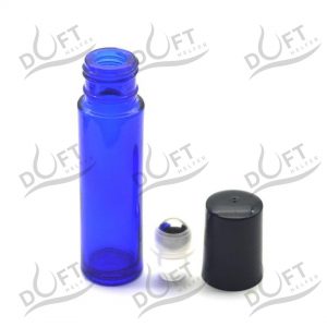 Flasche mit Roll-On Aufsatz blau